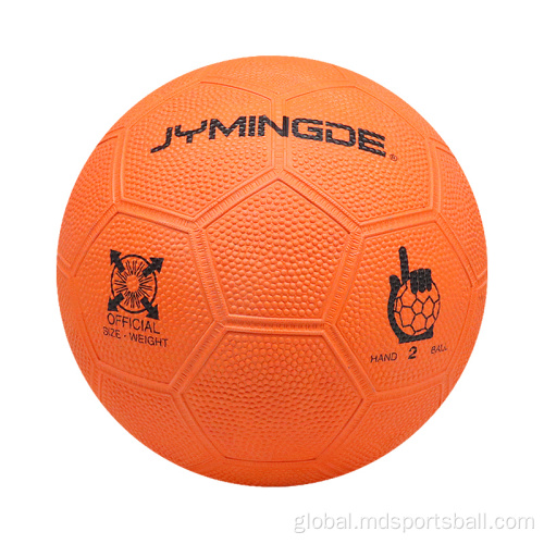 Handballs Orange handball rubber ball price Supplier